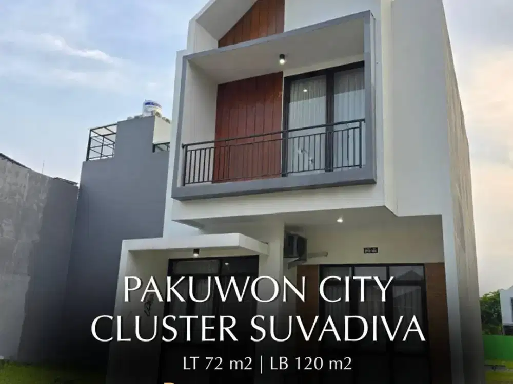 JUAL SEWA RUMAH BARU GRESS DI PAKUWON CITY CLUSTER SUVAD