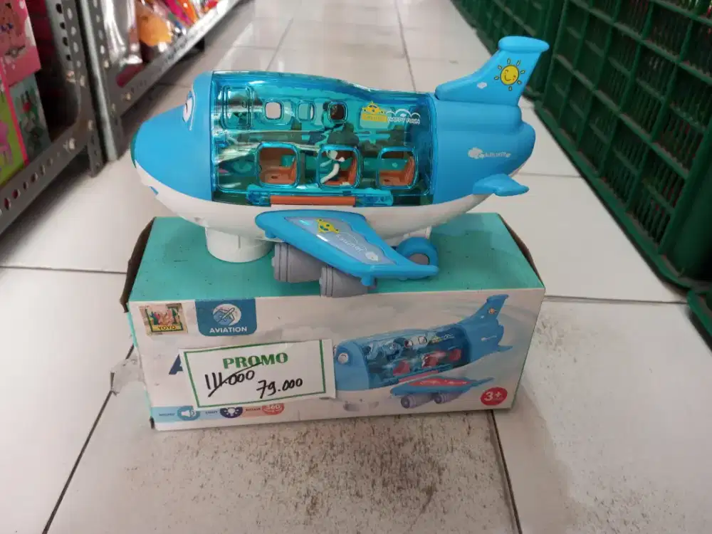 Mainan anak pesawat baterai Promo