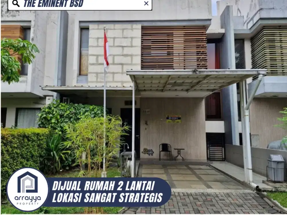DIJUAL RUMAH CANTIK 2 LANTAI LOKASI STRATEGIS DI THE EMINENT BSD (ARB143)