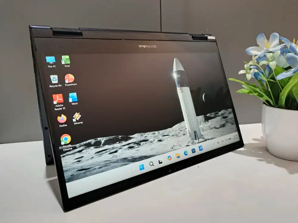 Jual Murah! Laptop Flip 2IN1 Siap Pakai Asus Vivobook TM420UA RAM 8 GB