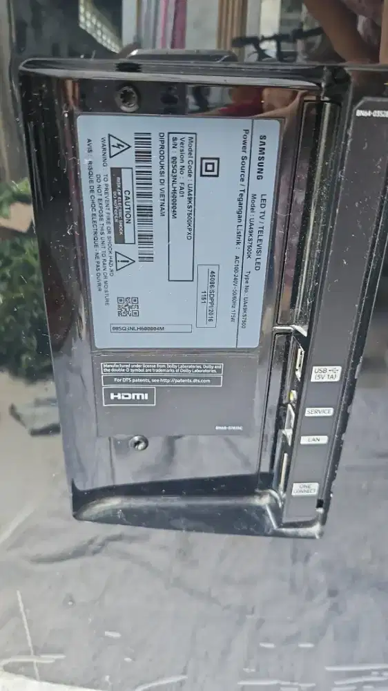 Dijual tv rusak jual apa adanya samsung tidak nyala
