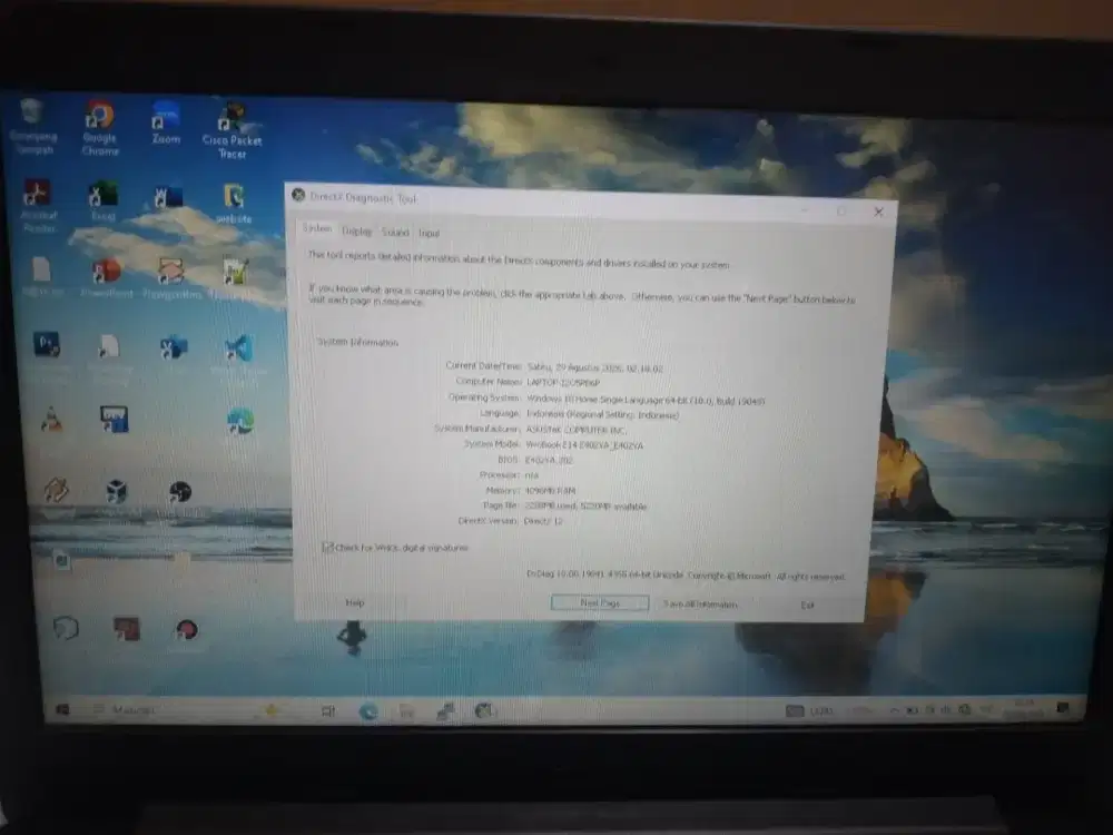 Laptop Bekas Asus E402YA