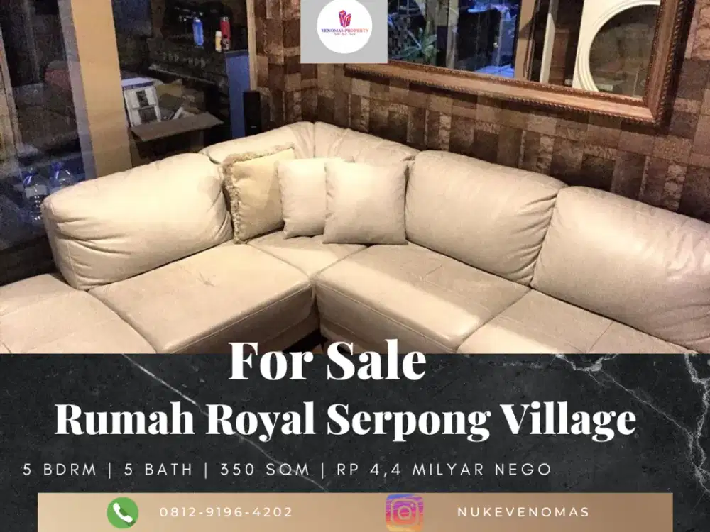 Dijual Rumah di Royal Serpong Village Full Furnished