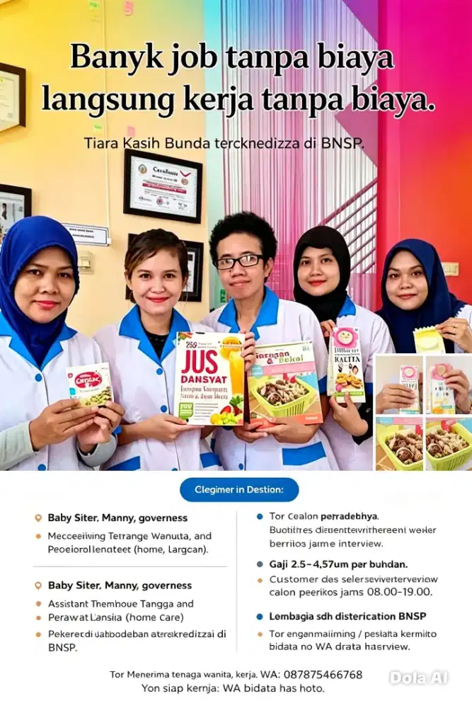 Banyak Job Baby Sitter ART & Perawat Lansia Terpercaya -Terakreditasi