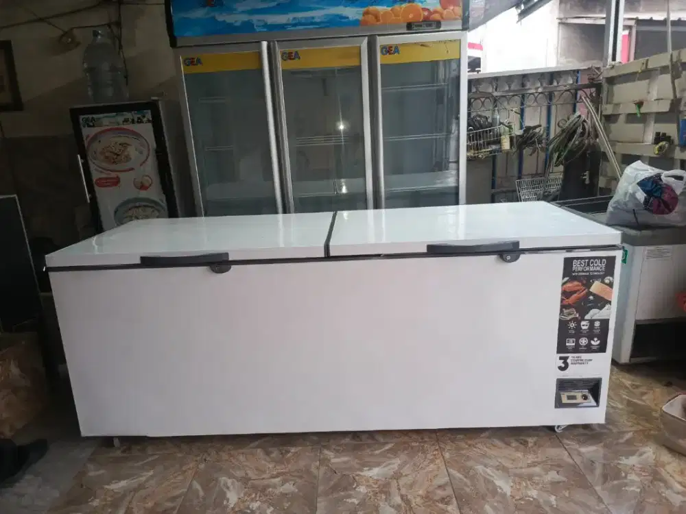 Ready stok freezer box ukuran 1200lter ori