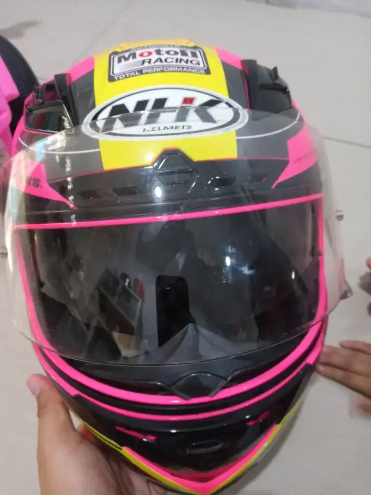 Helm NHK pink RX9 XL busa aman