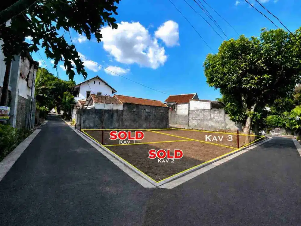 Tanah KAVLING Siap BANGUN & Datar Dekat Bina Bangsa JANGLI Banyumanik