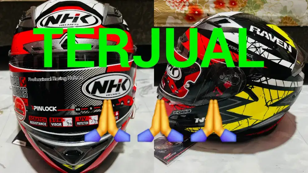 NHK Helmet Raven RX9 New - Original