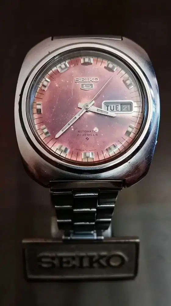 Vintage 1975 Seiko 6119 Tropical Dial Original.