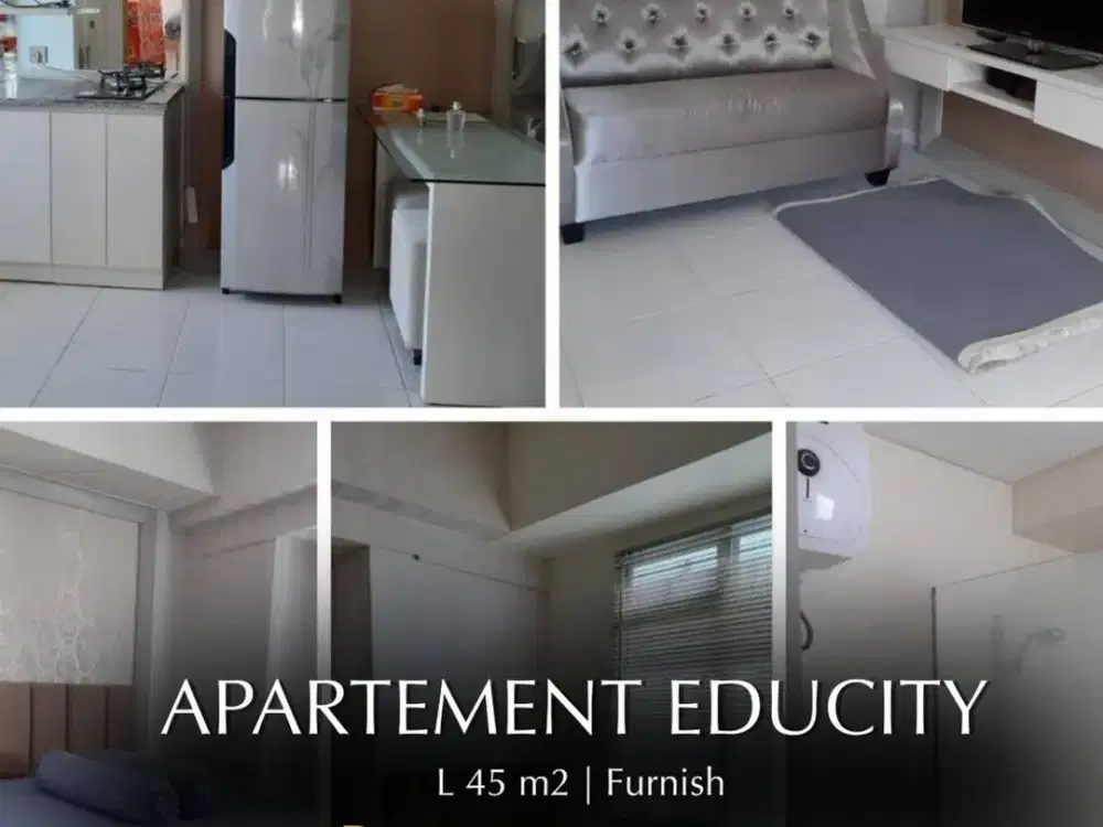 DISEWAKAN APART EDUCITY 2BR CORNER HARVARD