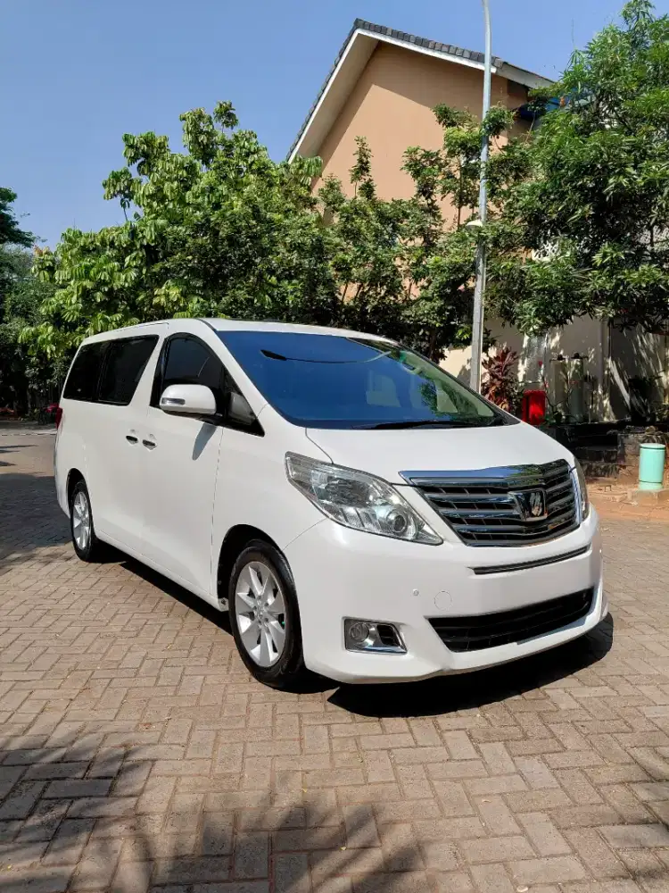 Toyota Alphard G ATPM 2012 PUTIH ISTIMEWA