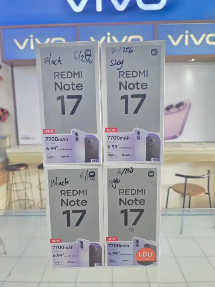 XIOAMI NOTE 17 6+6/256GB GARANSI RESMI FREE