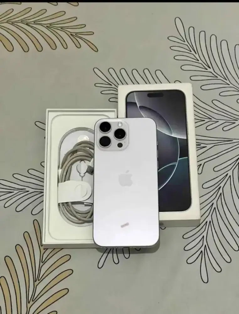 IPHONE 16 PM 256 IBOX pemakaian pribadi