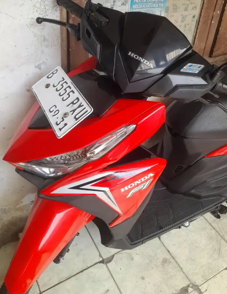 Honda vario 125 led 2016 cbs idiling stop cw asli merah B dki pusat