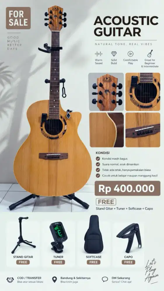Gitar Akustik Bekas