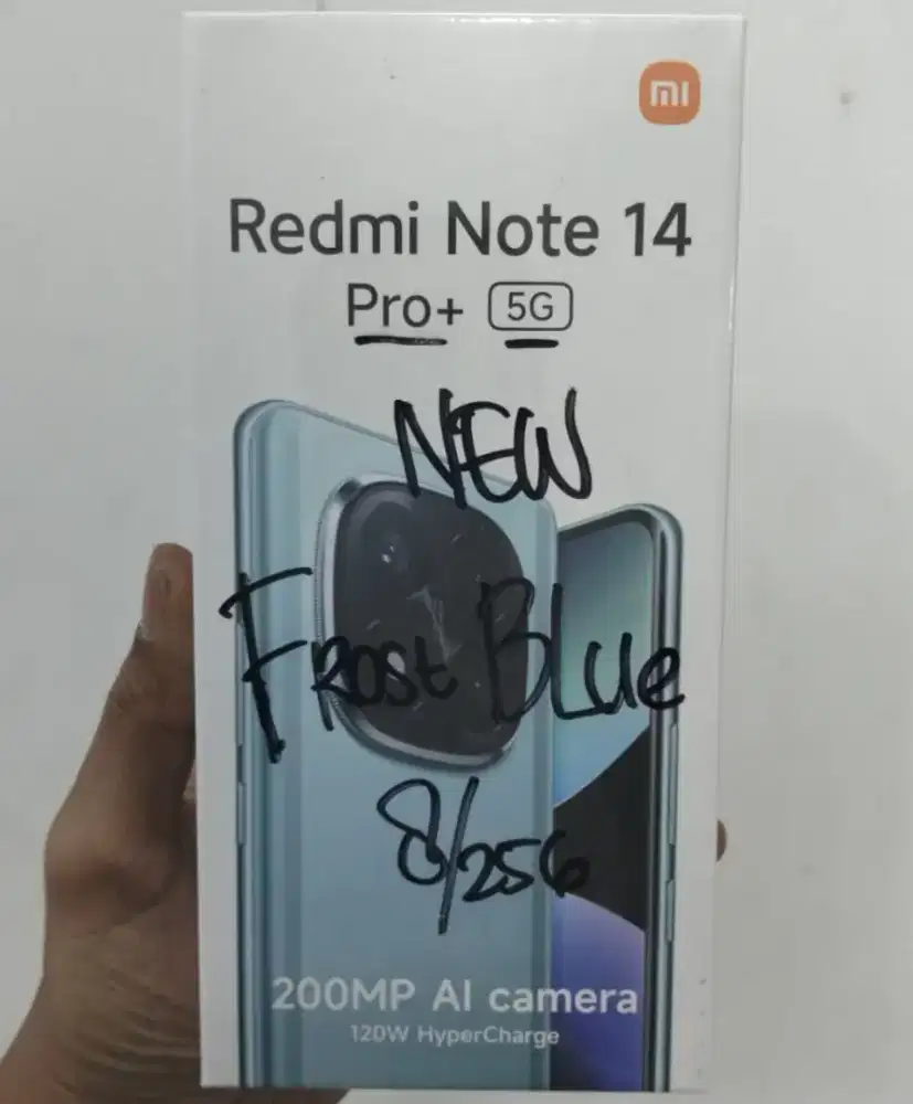Xiaomi Redmi Note 14 Pro Plus + Pro+ 8/256 Blue BNIB Resmi Indo
