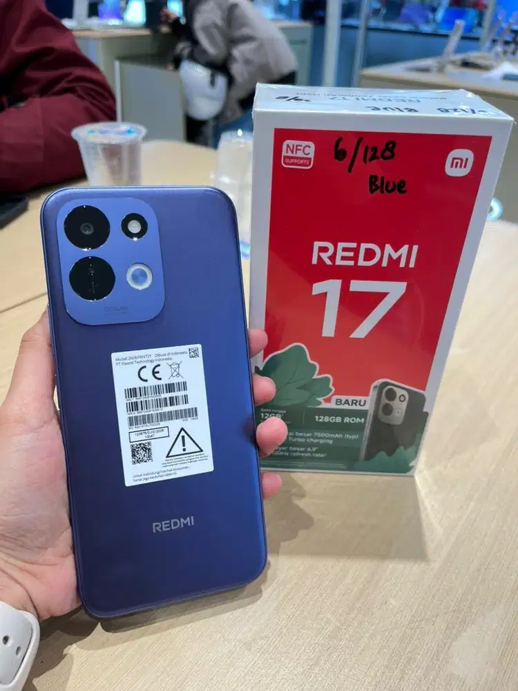 Redmi 17 6+6/128 new garansi resmi
