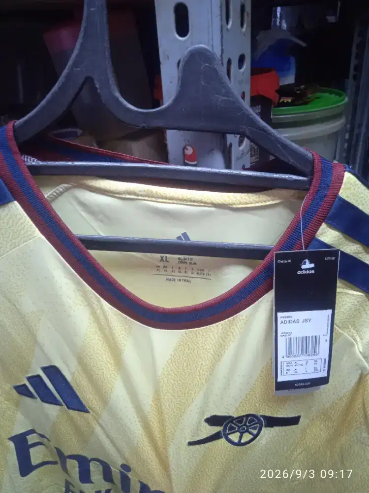 Jersey THRID Arsenal 26 27 UK xl go