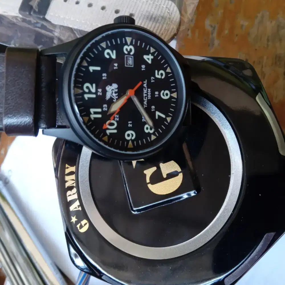 Jam Tangan Pria G-Army Tactical Fullset Mulus