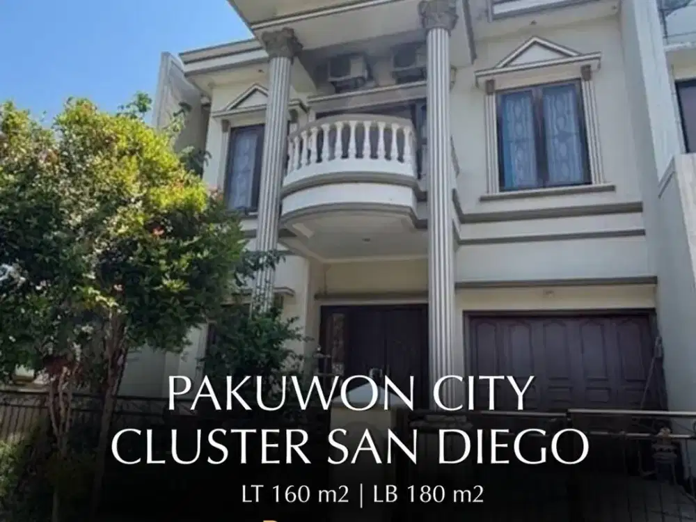 Dijual Rumah Pakuwon city cluster San Diego