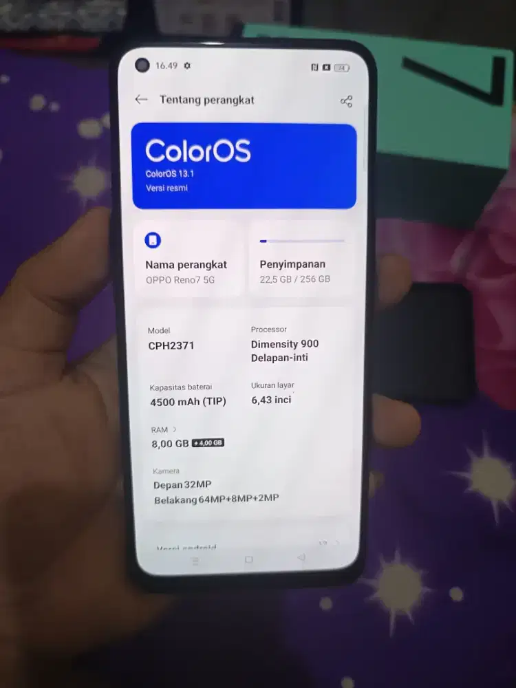 Oppo Reno 7 5g 8/256gb