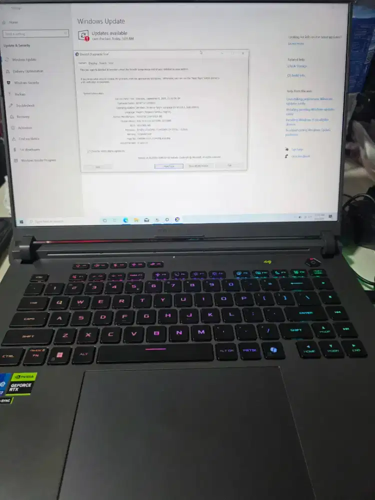 ASUS ROG STRIX G16 G615JMR I7-14650HX RTX 5060 16GB SSD 512GB NORMAL