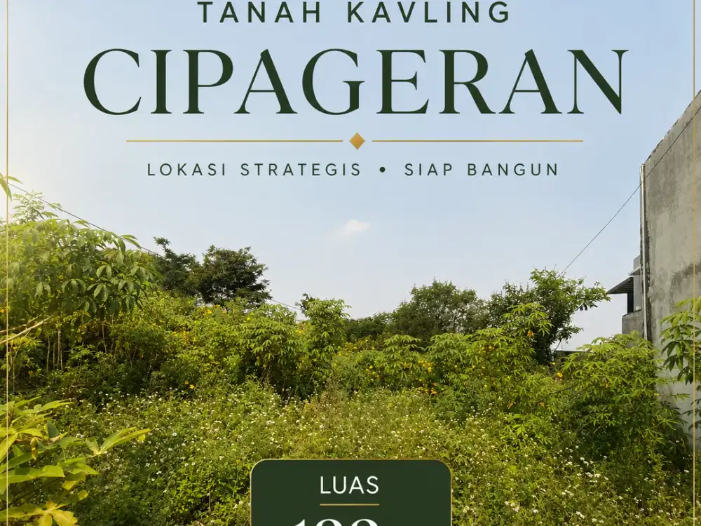 TANAH KAVLING CIPAGERAN NIKMATI VIEWNYA HANYA 500JT!!