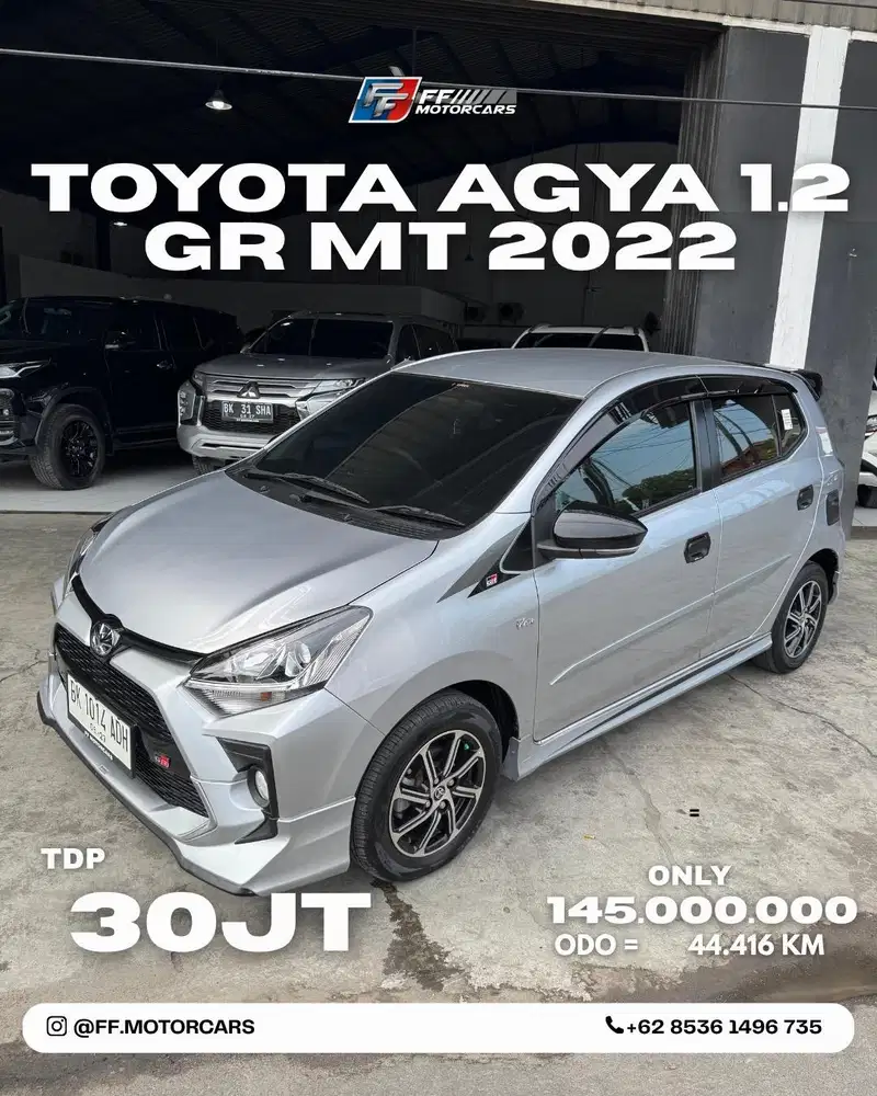 Toyota Agya 1.2 GR MT 2022.