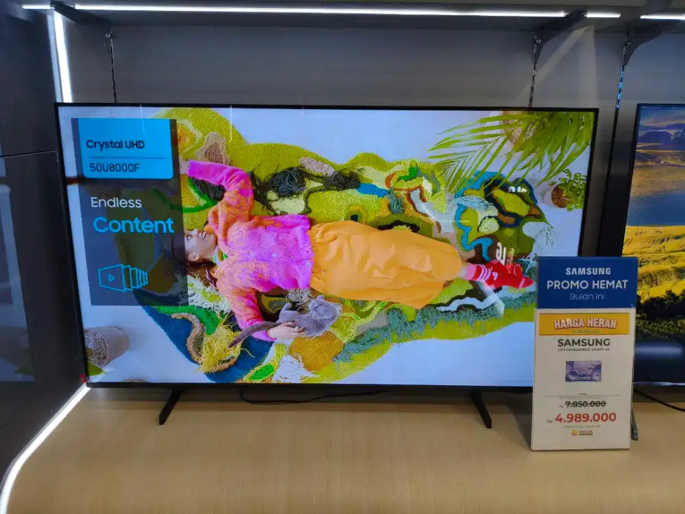 Cash & Kredit SAMSUNG LED UA50U8000F SMART TV 4K Tanpa DP, Bunga 0%