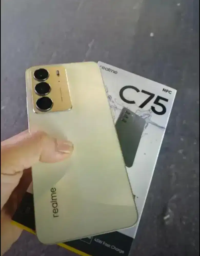 Realme C75 lengkap Ori