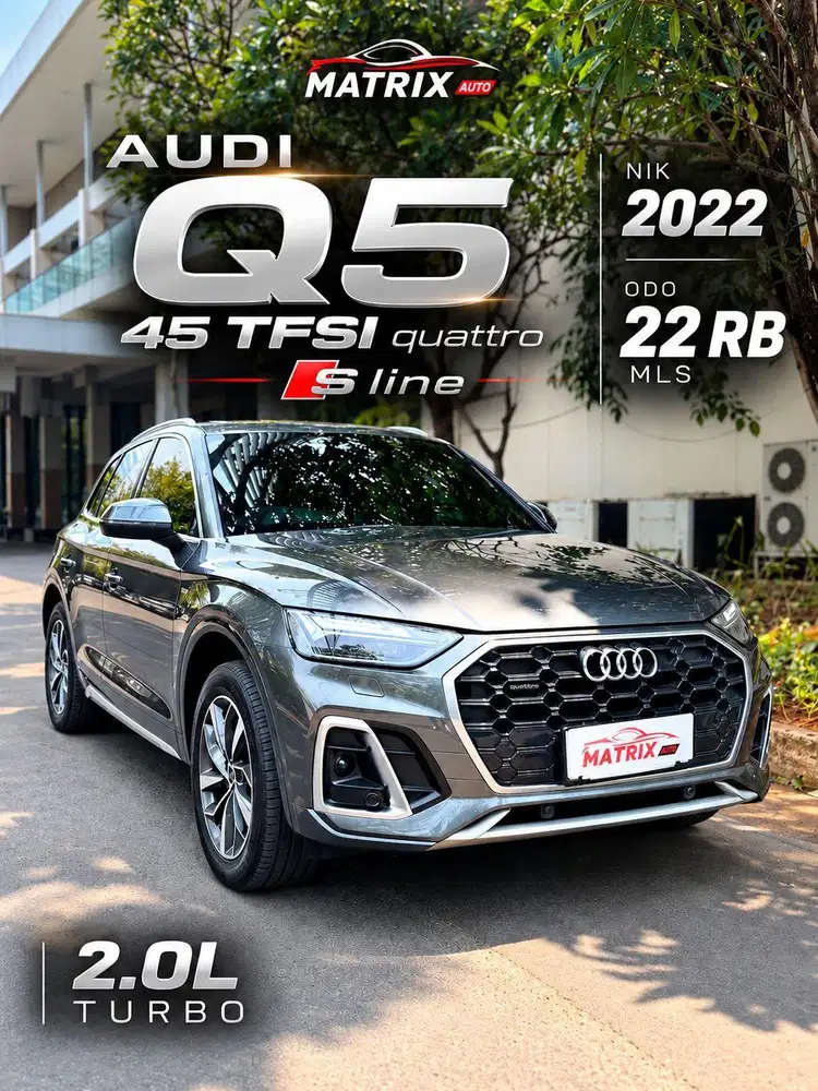 Audi Q5 45 TFSI Quattro S Line nik 2022 Grey siap pakai