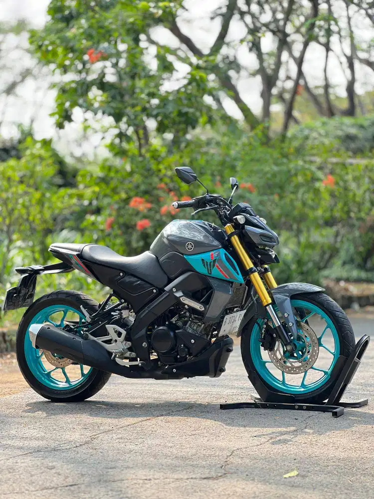 YAMAHA MT15 GREY 2022 KM LOW PAJAK PANJANG FULL MULUS