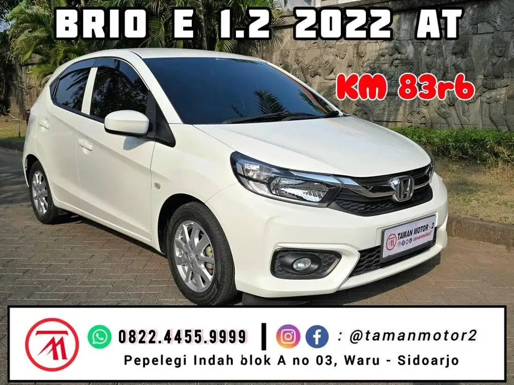[Km 83rb record Honda] Brio E 2022 A/T ORIGINAL