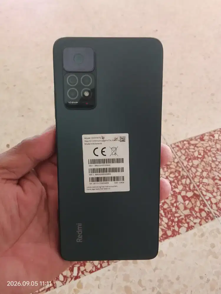 Xiaomi Redmi Note 11 Pro ram 6/128gb mulus dan normal