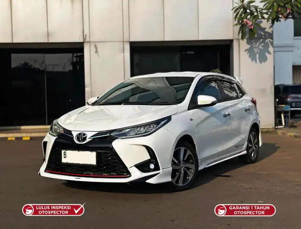 KM 39rb Yaris TRD matic 2021 AT Sportivo Toyota putih sdr GR