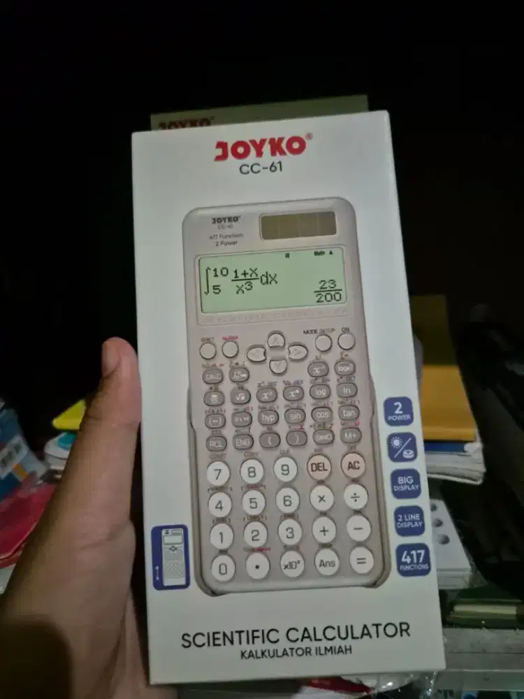 KALKULATOR SCIENTIFIC JOYKO 417 FUNCTION – BARU BUKA BUNGKUS!