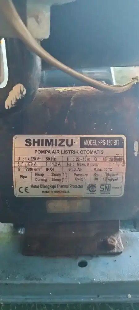Mesin pompa air Shimizu PS-130 Bit