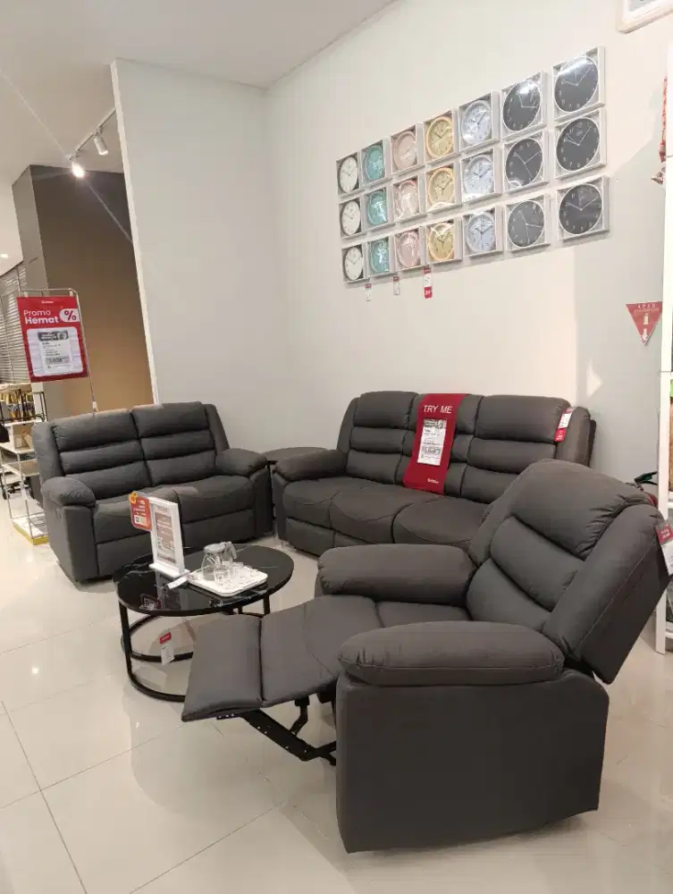 LEXUS SOFA 1S+2S+3S DRK GRY-8024-16(S/3)