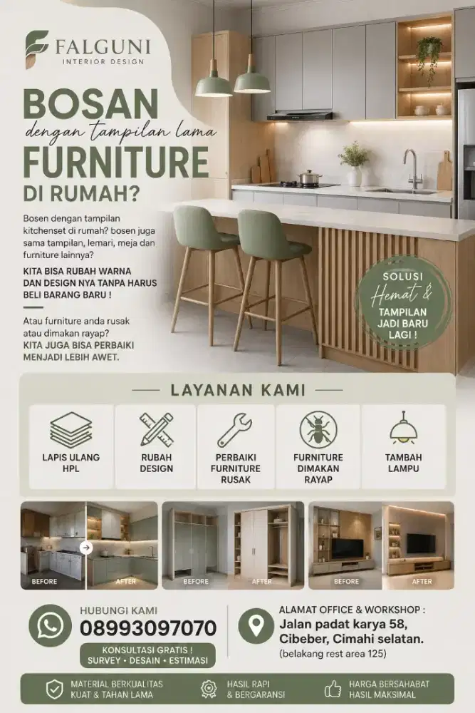 renovasi perbaikan furniture kitchenset