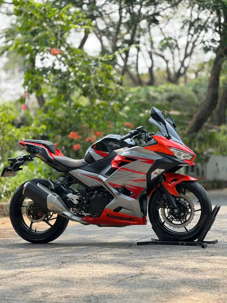 KAWASAKI NEW NINJA 250 FI ABS MDP ORANGE 2018 KM LOW PAJAK ON SUPERB