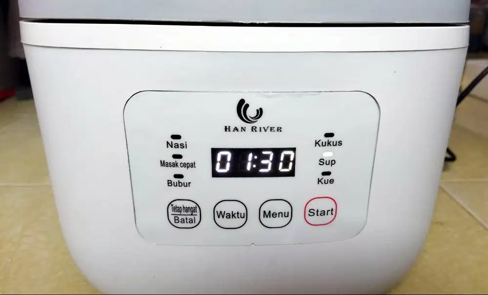 Han River Rice Cooker Digital 2.2L Smart Touch - Mulus Spt Baru