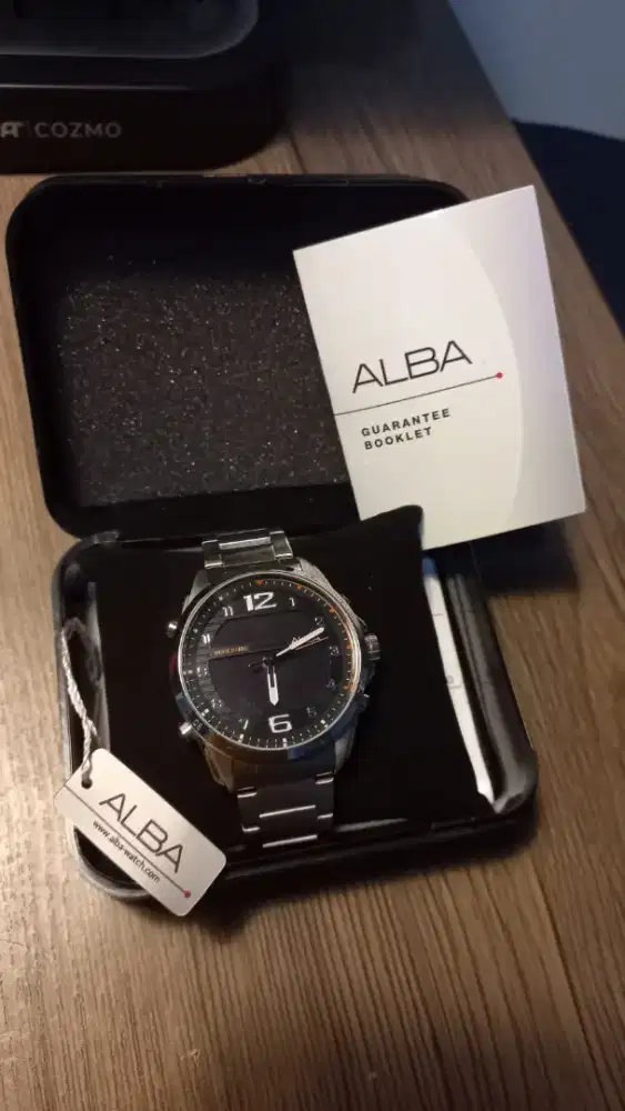 Jam tangan pria Alba hitam original preloved