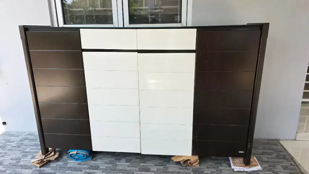 Rak sepatu kayu multi area