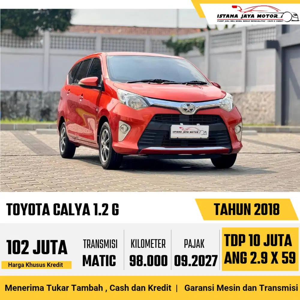 TOYOTA CALYA 1.2 G 2018