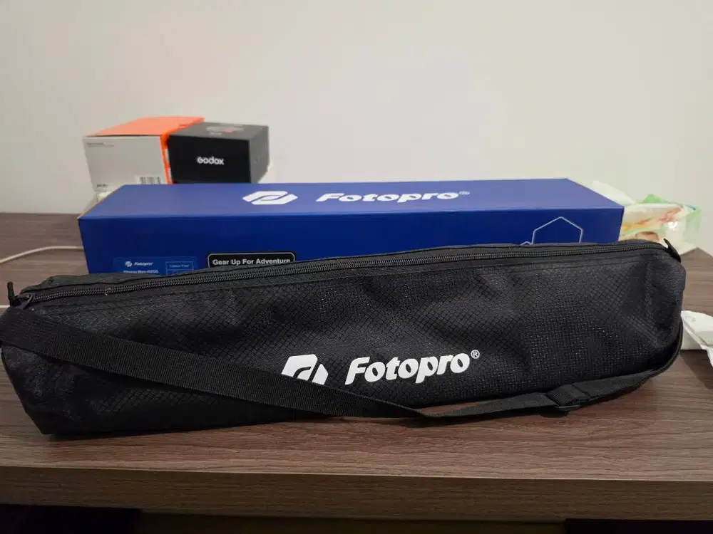 Tripod Profesional material Carbon Fiber Fotopro Sherpa Max + 62QS Bal