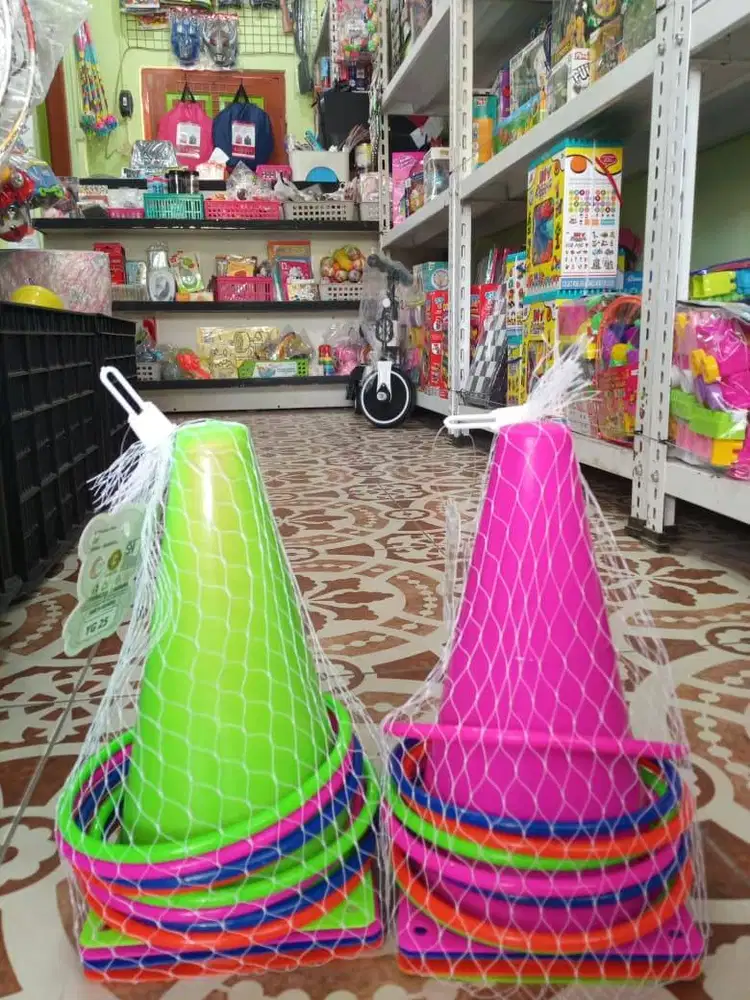 mainan anak cone ring