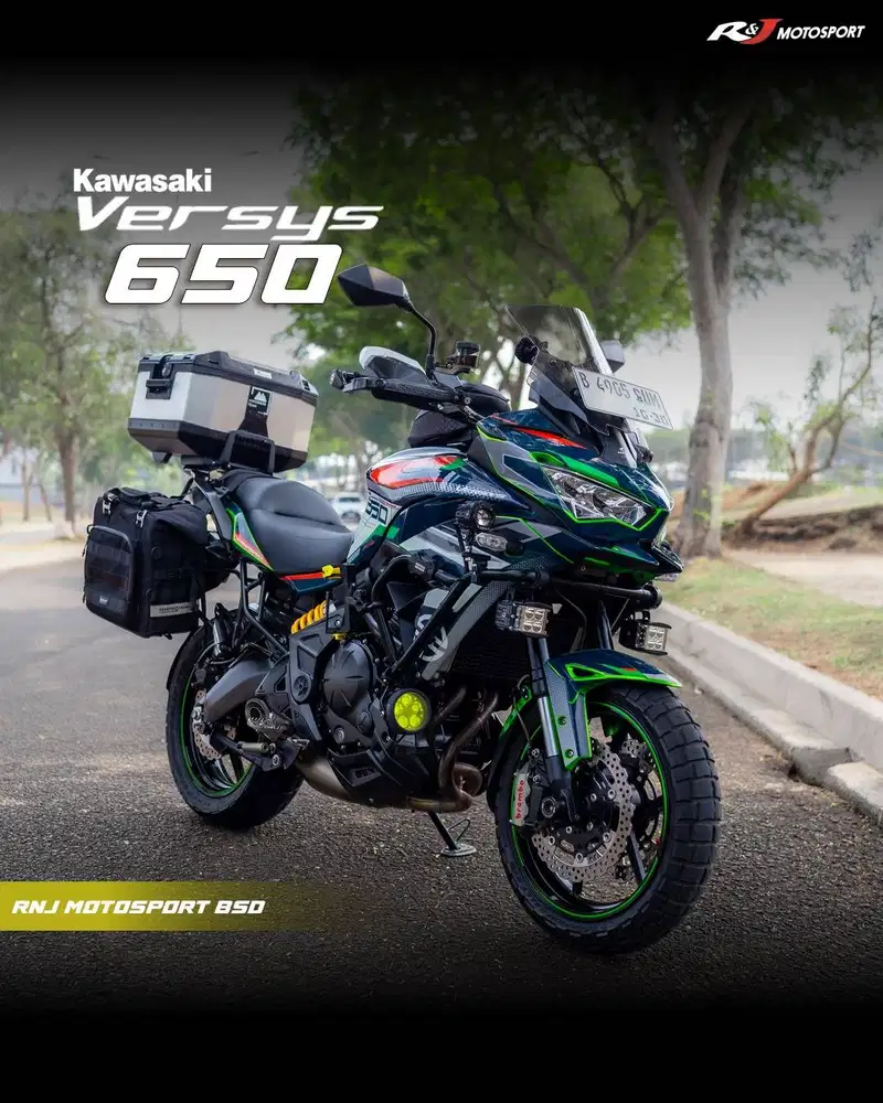 Kawasaki Versys 650 Nik 2023 Knalpot Akrapovic MODIFIKASI 100JT++