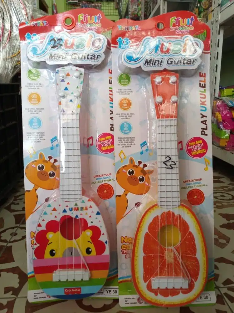 mainan anak gitar ukulele alat musik