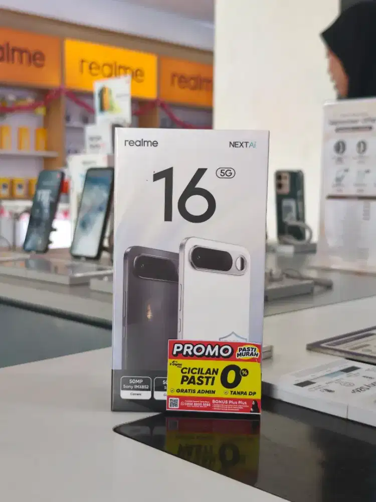 REALME 16 5G TERBARU READY PROMO CICILAN BUNGA DP 0%