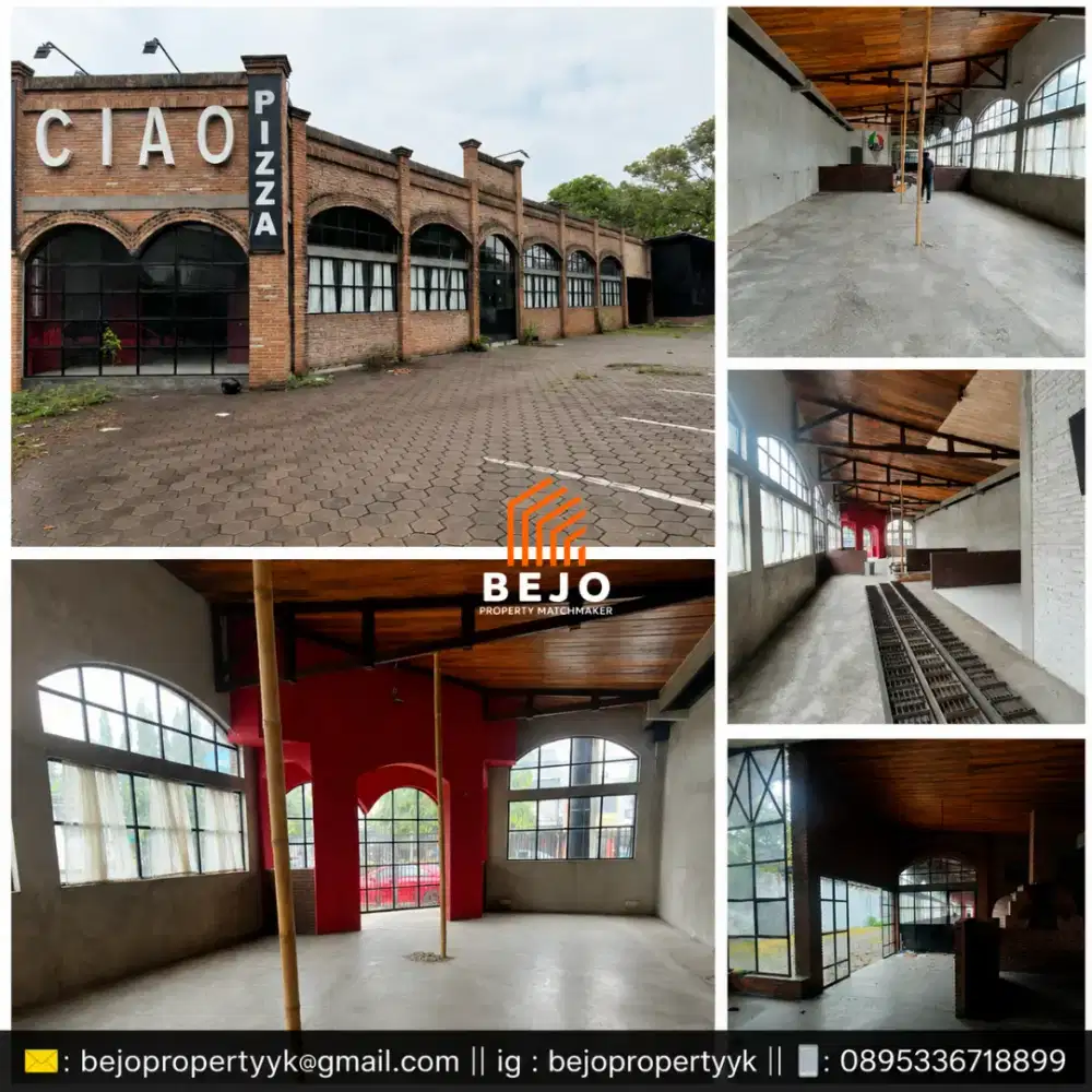 Disewakan Bangunan Usaha ex Resto dekat UGM UNY